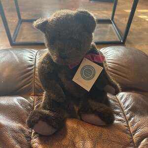 Vintage Boyds Bears J.B. Bean Series Rufus Jointed Brown Teddy Bear Plush